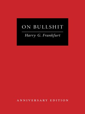 cover image of On Bullshit
